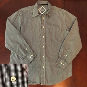 Black checkered button-down Shirt